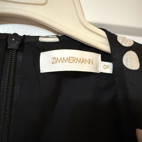 Zimmermann Black and White Polka Dot Dress - Picture 2 of 2